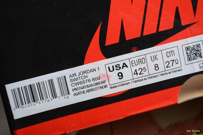 peach jordan EasyMatch 1 cw6576- air high switch 1680 0115